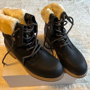 Dream Pairs faux fur ankle boots